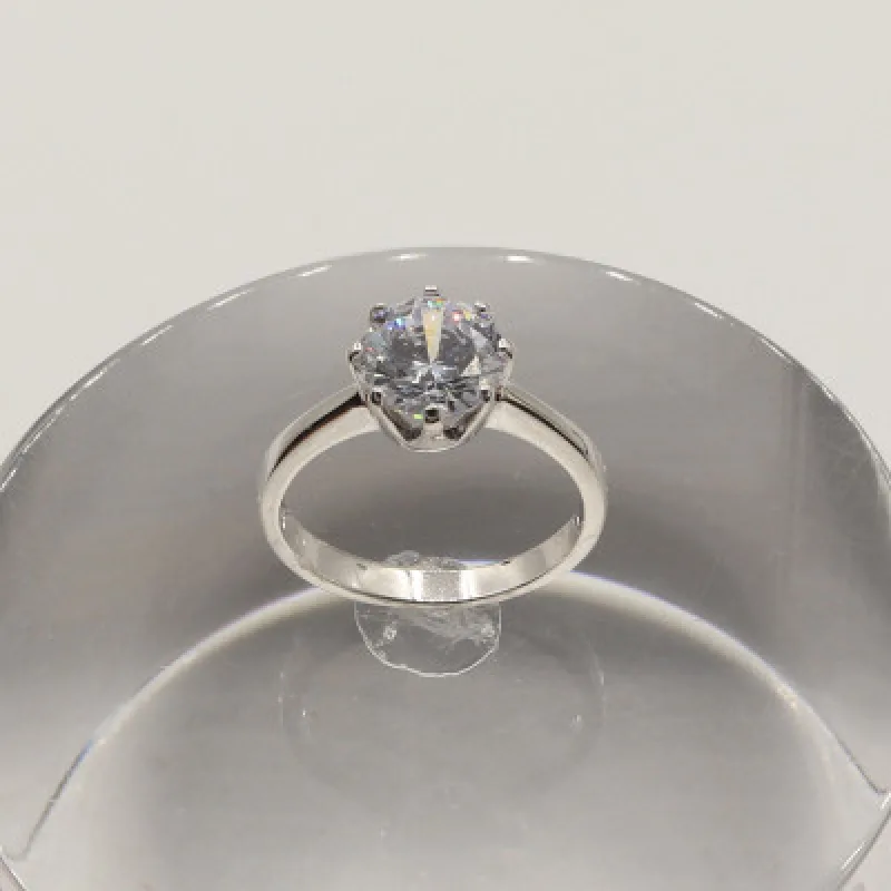 Strieborný prsteň s kameňom KA R3226, 55