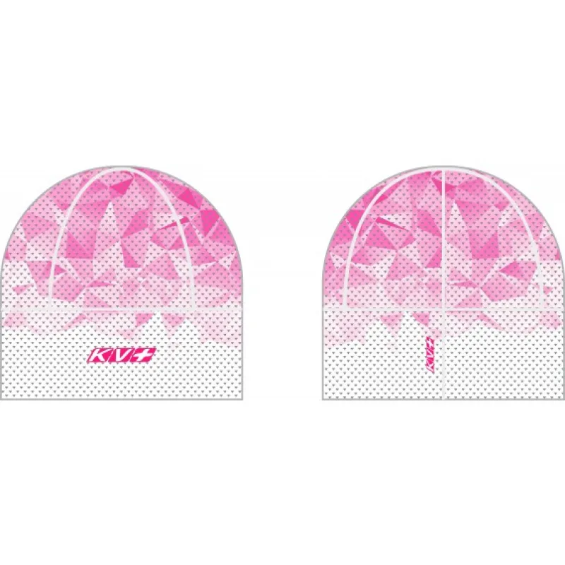 Běžecká čepice KV+ Premium hat růžovo/bílá