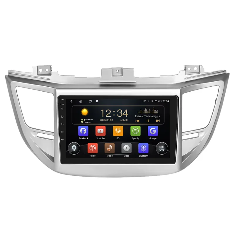 Isudar 2DIN autorádio T75-IEV97 Android, Hyundai Tucson T75-UN08M/A7121
