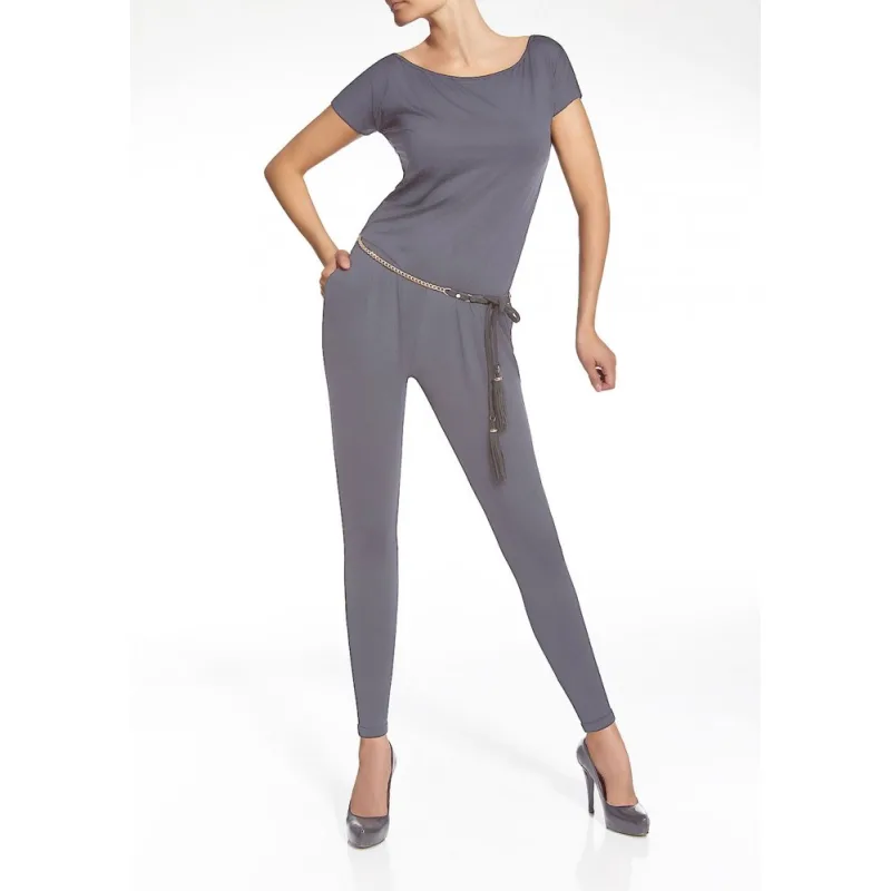 BAS BLEU PAULA polyester / elastan S sivá