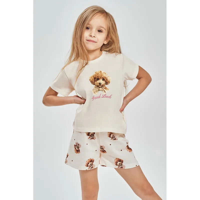 Dievčenské pyžamo Coco so psíkmi 134