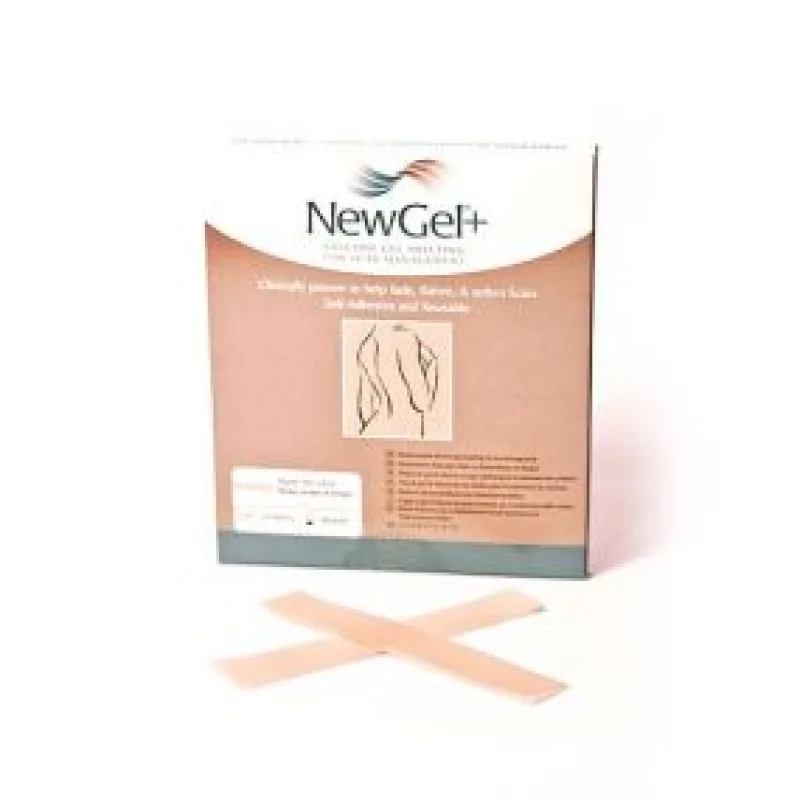 New Gel 301S (2,5 x 15,2 cm) transparentní náplast pro vyhlazení jizvy