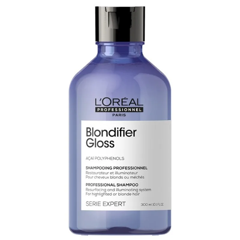 LOREAL Expert Blondifier Gloss Shampoo 300ml - šampón pre lesk blond vlasov