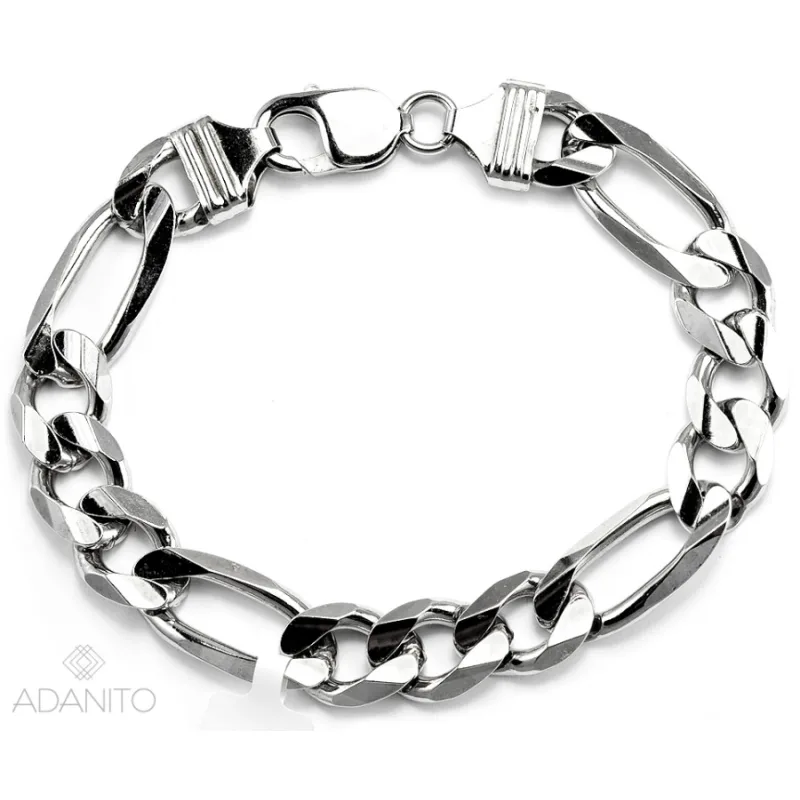 Strieborný náramok figaro BENETO AGB224