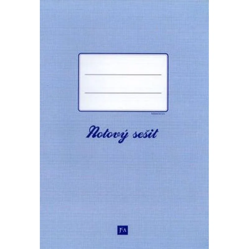 JC Audio Notový sešit pro začátečníky - světlemodrý