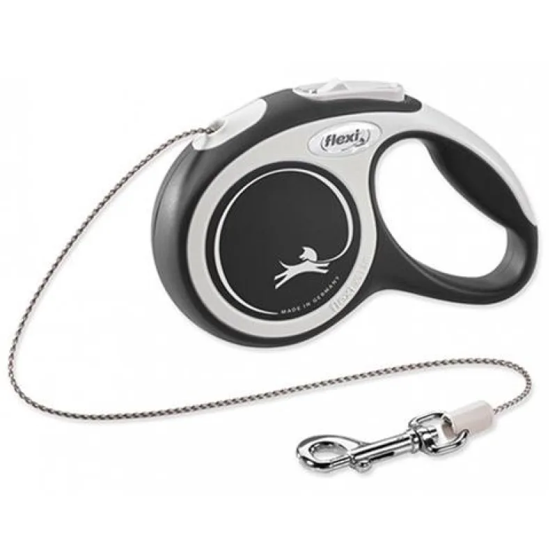 Vodítko Flexi New Comfort M lanko 5 m (do 20 kg) čierna