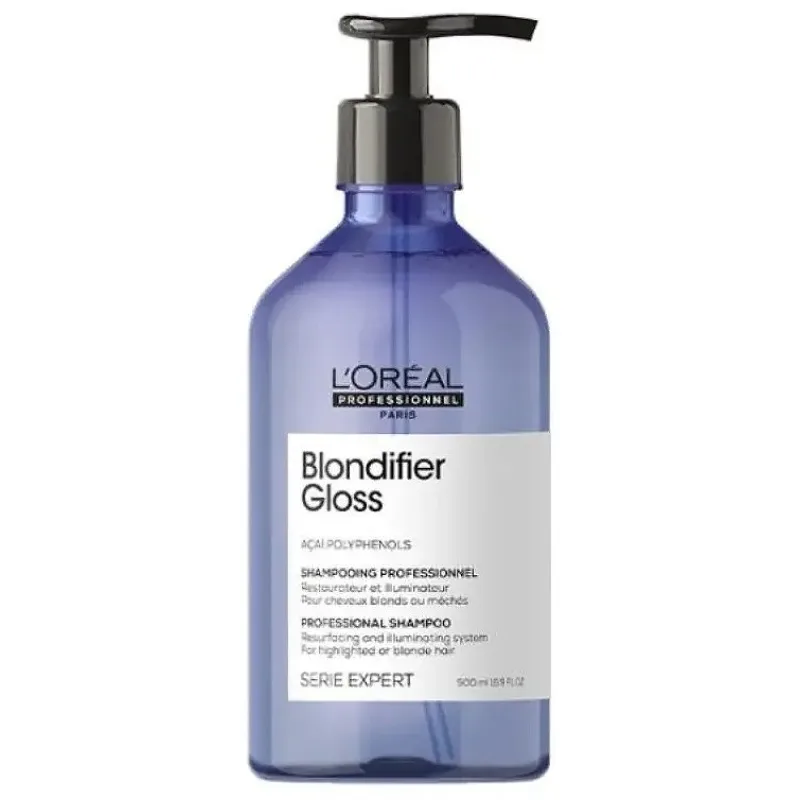 LOREAL Expert Blondifier Gloss Shampoo 500ml - šampón pre lesk blond vlasov