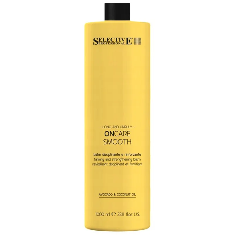 SELECTIVE ONcare Smooth Balm 1000ml - kondicionér na vyhladenie krepovatých vlasov