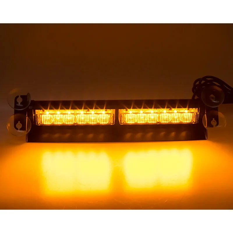 PREDATOR LED vnitřní, 12x3W, 12-24V, oranžový, 356mm, ECE R10 kf752