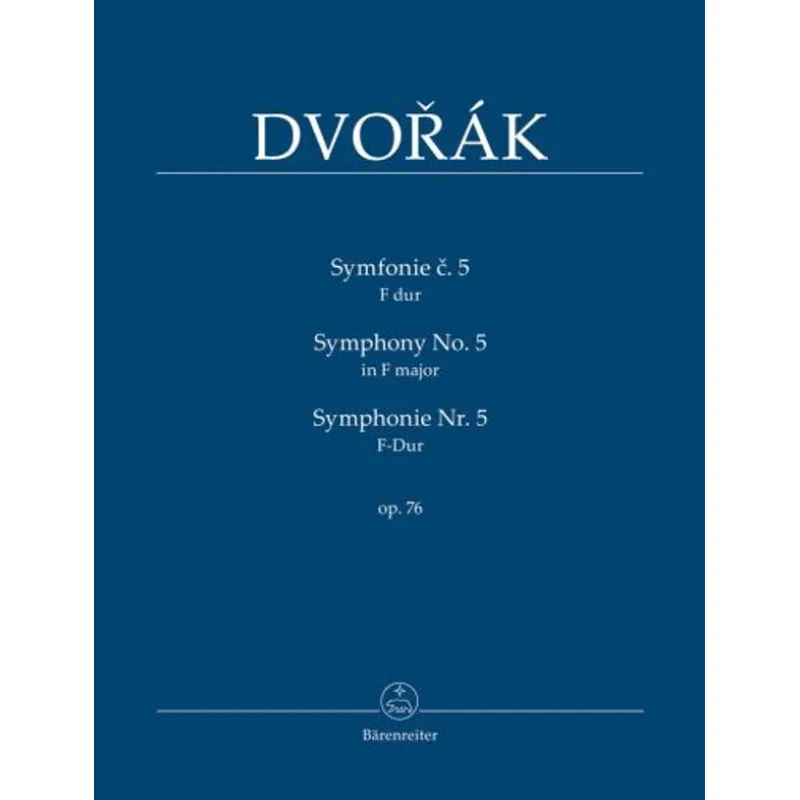 Bärenreiter Symfonie č. 5 F dur op. 76