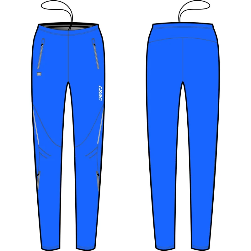Běžecké kalhoty dámské KV+ Tornado modré 2022/23
