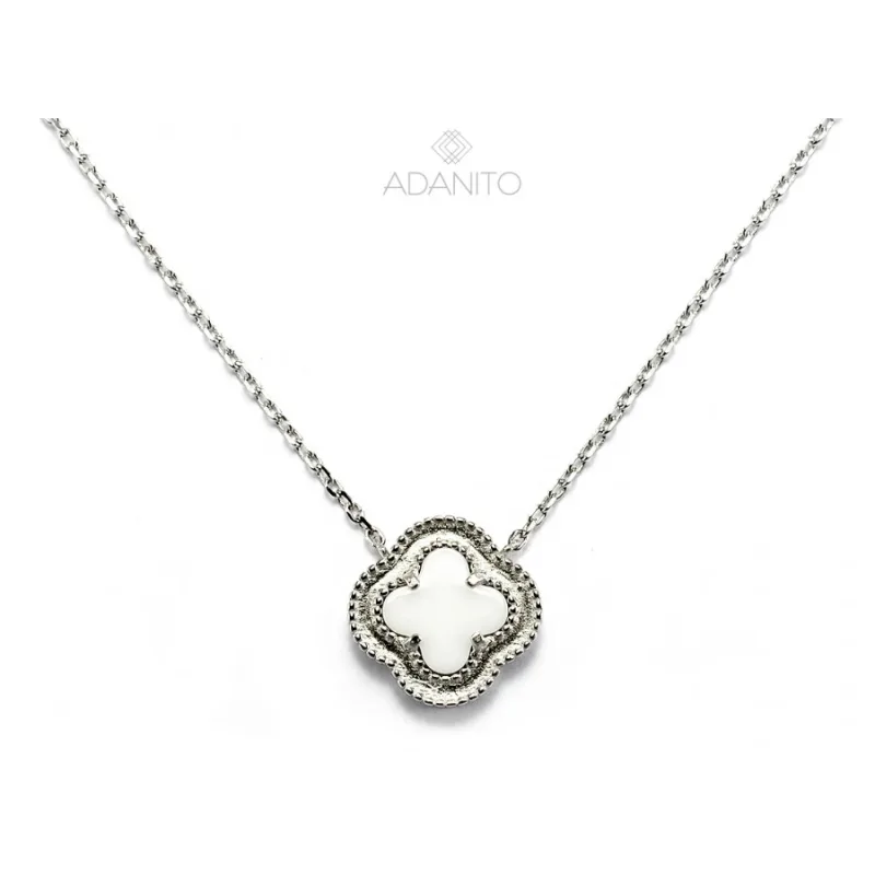 Strieborný náhrdelník s keramikou MEUCCI SN027/2