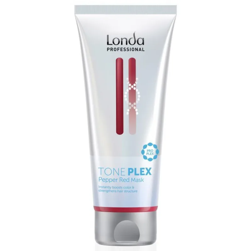LONDA TonePLEX Pepper Red Mask 200ml - intenzívna maska pre obnovu farby vlasov - červená