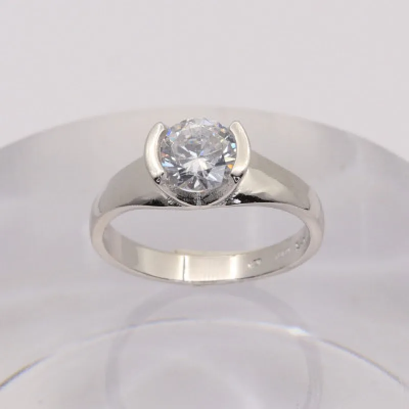 Strieborný prsteň s kameňom KA R3138, 54