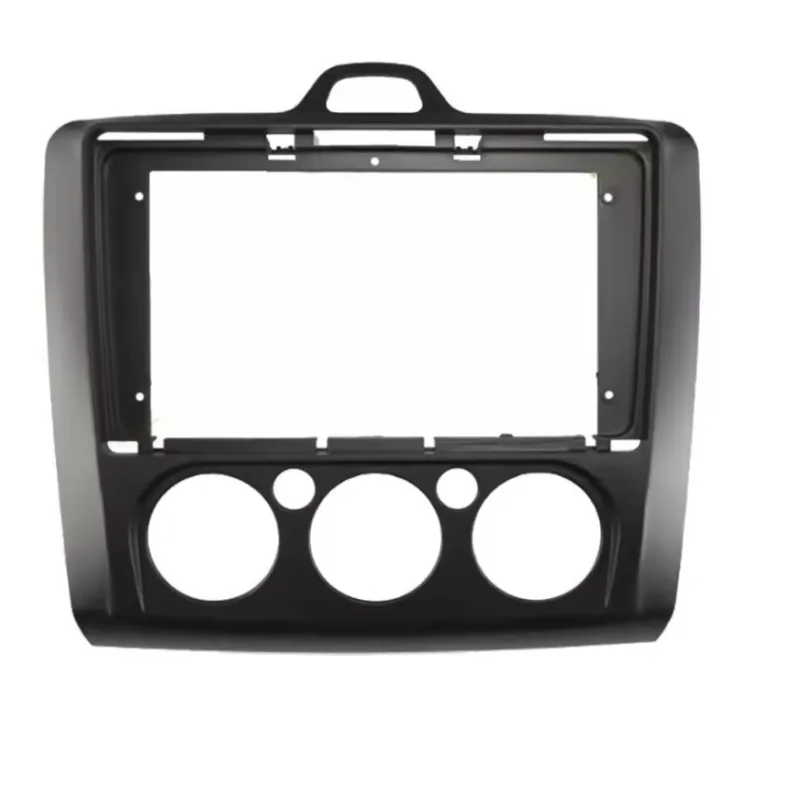 Rámeček s napájecím kabelem pro 9" autorádio Ford Focus 2 / manuální klimatizace černý CHRKXFDFCS92B