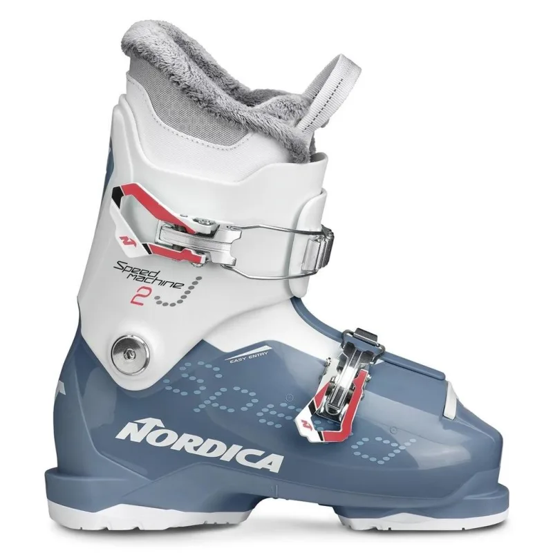Dětské sjezdové boty dívčí Nordica Speedmachine J 2 Girl blue/whit/pink 2023/24