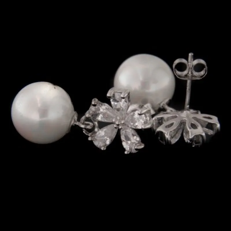 Strieborné náušnice na puzety KA E3350