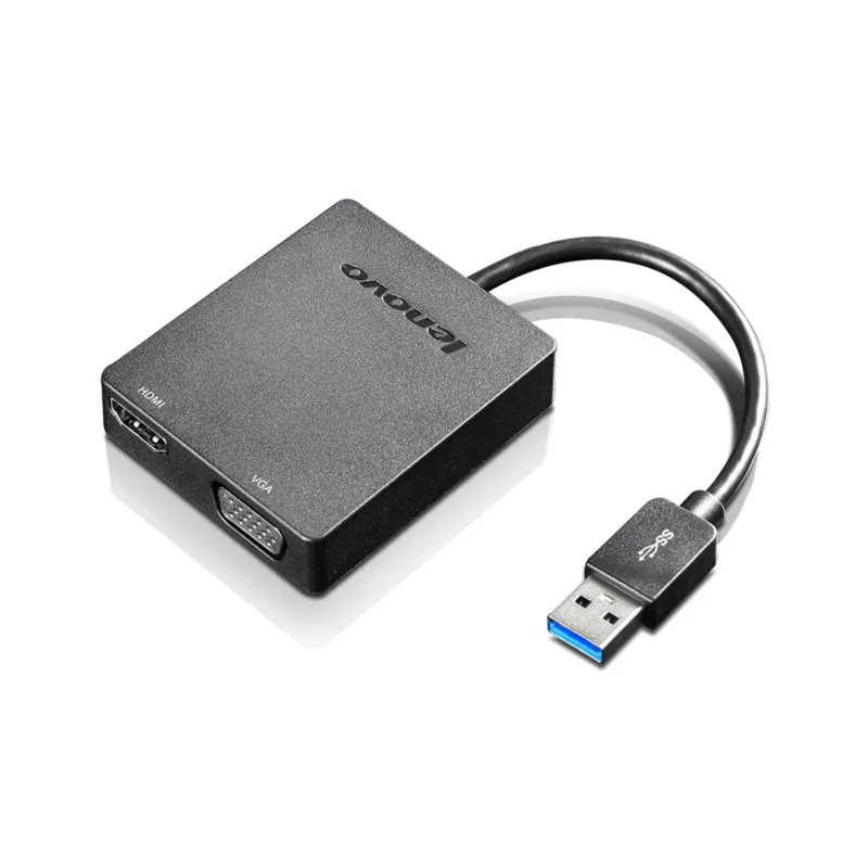 Lenovo Universal USB 3.0 to VGA/HDMI Adapter 4X90H20061