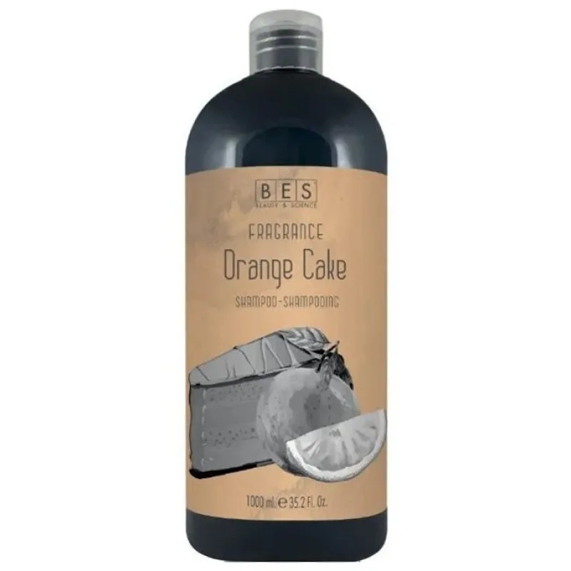 BES Fragrance Orange Cake Shampoo 1000ml - vlasový šampón s vôňou pomarančového koláča