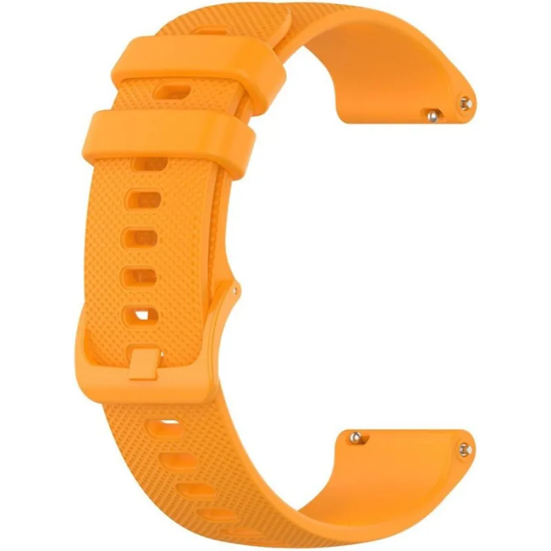 Silikónový remienok na hodinky 22 mm oranžový DILOY SBR42.12.22