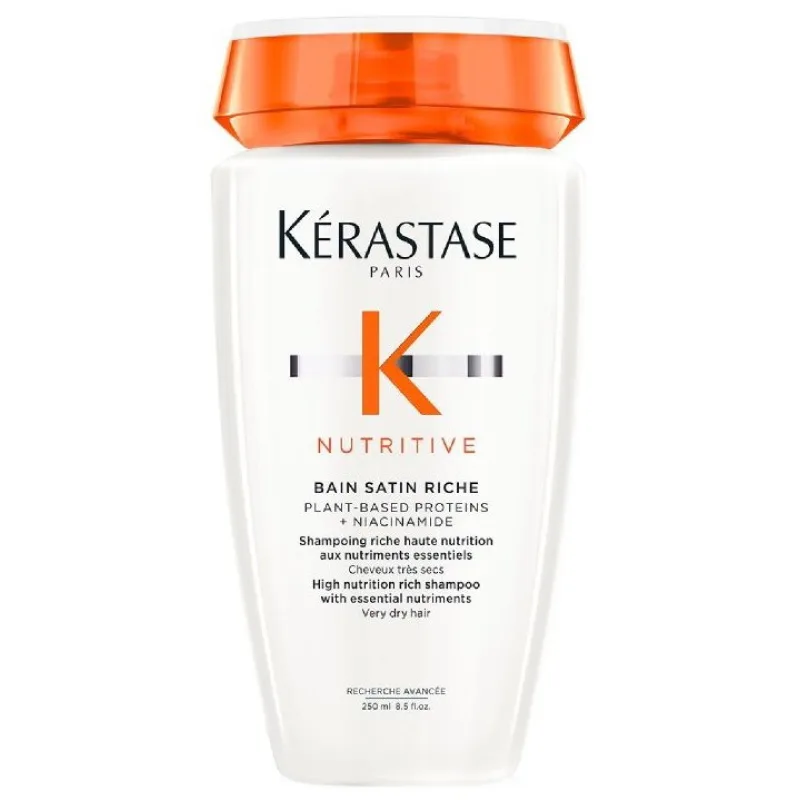 KÉRASTASE Nutritive Bain Satin Riche 250ml - vyživujúci šampón pre veľmi suché vlasy