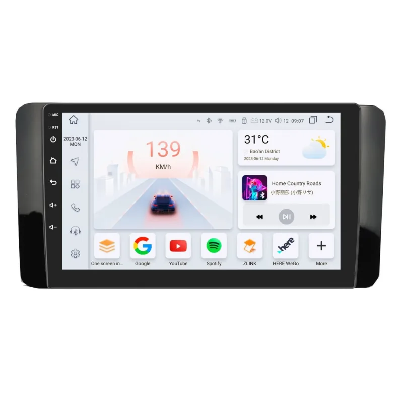 HIZPO KXSKKMQ101 Autorádio 10,1" Android pro Škoda Kamiq / Scala Model: S101004 (4+32GB) CHRKXSKKMQ101_S101004