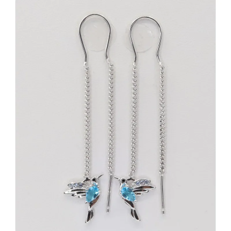 Strieborné prevliekacie náušnice KA E4788