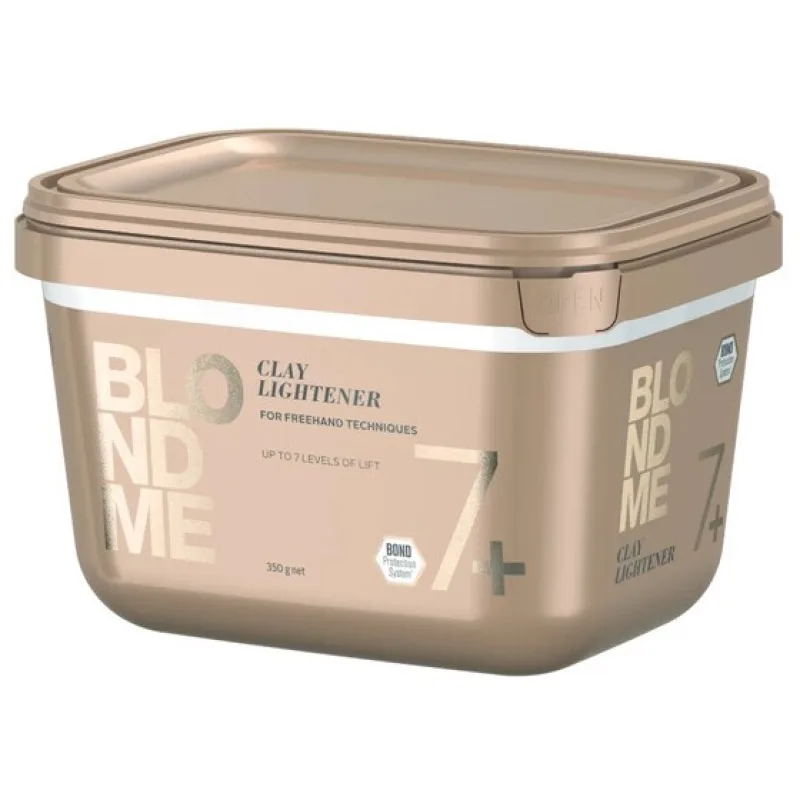 Schwarzkopf Professional Blondme Bond Enforcing Premium Clay Lightener 350g - biely melír s ílom 7tónov