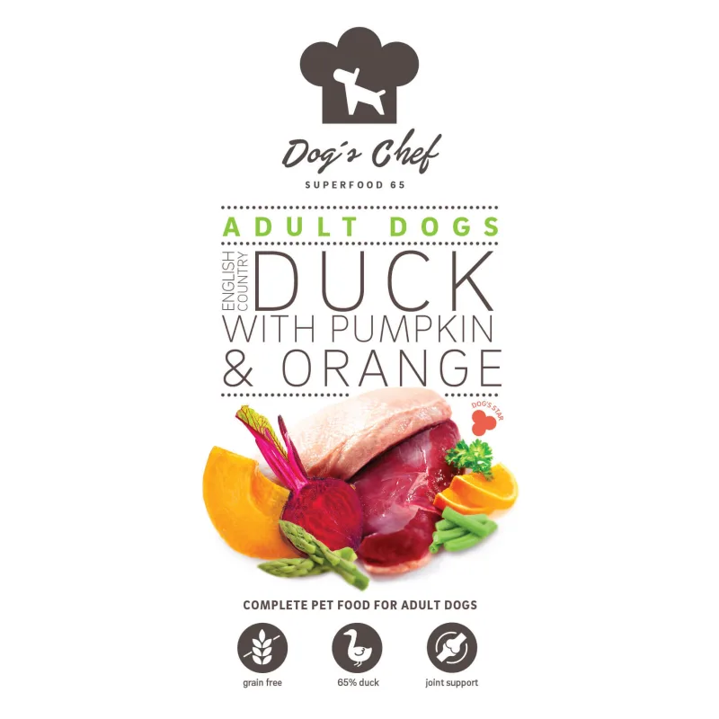 Dog's Chef Dog’s Chef ENGLISH COUNTRY DUCK WITH PUMPKIN & ORANGE 2 kg
