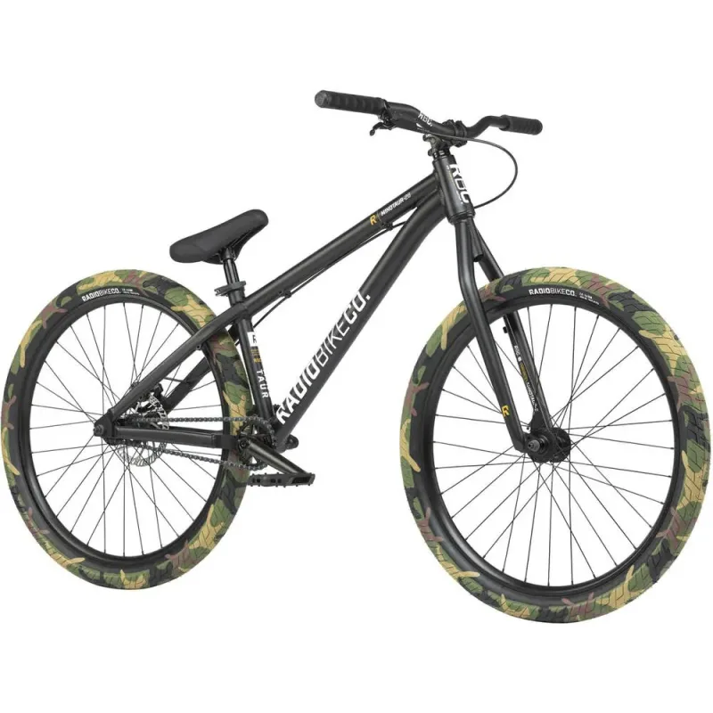 Radio Minotaur 26" 2022 Dirt Jump MTB Bike (22.6"|Matt Black)
