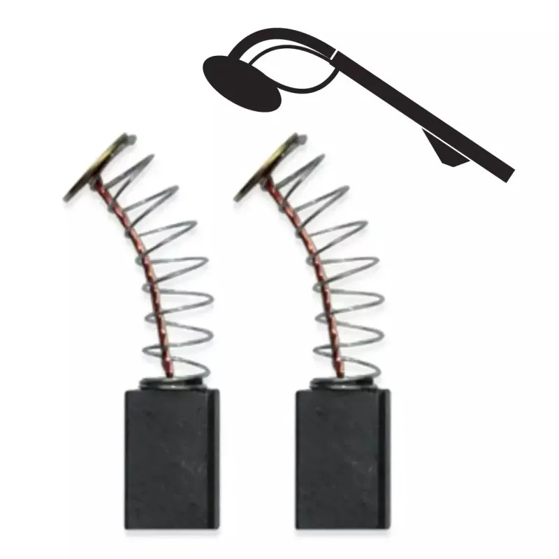 Sada uhlíkov DEDRA 009 13x8,9x4,9 mm