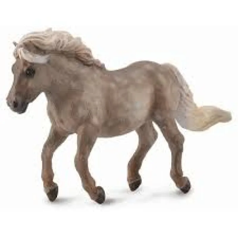 Collecta Mac Toys COLLECTA Shetlandský pony strieborný Dapple