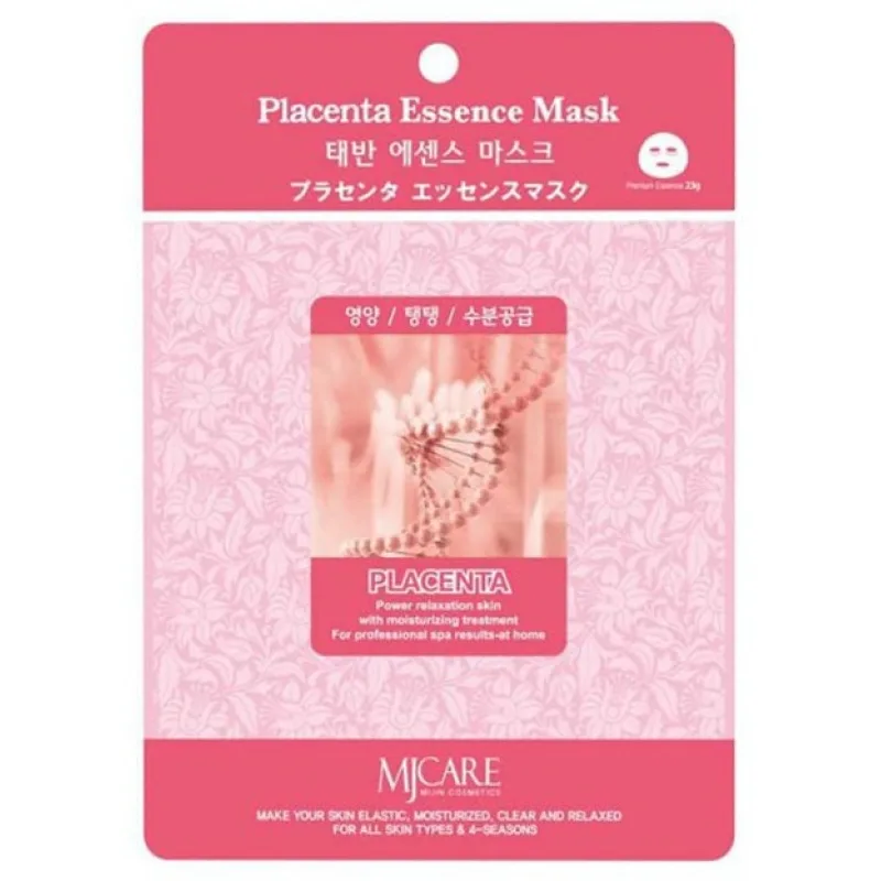 MJ CARE Placenta Pleťová maska pre všetky typy pleti, najmä suchú a matnú