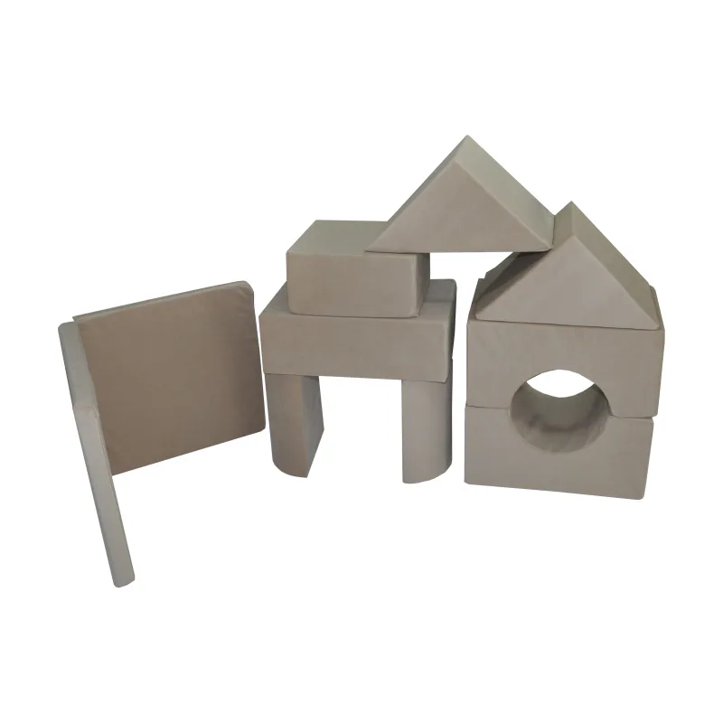 Fimex Sada pěnových kostek stavební bloky XXL ITAKA Barva: Béžová