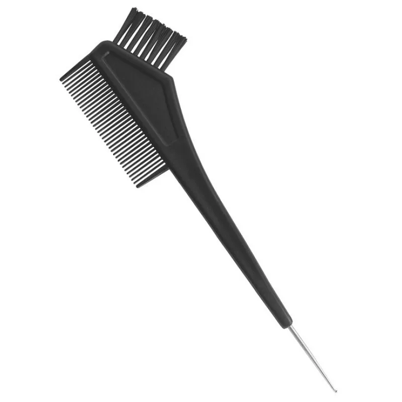 DUKO-EXIM DUKO Pomôcky Kadernícky štetec na farbenie vlasov s hrebienkom a kovovým háčikom 21cm