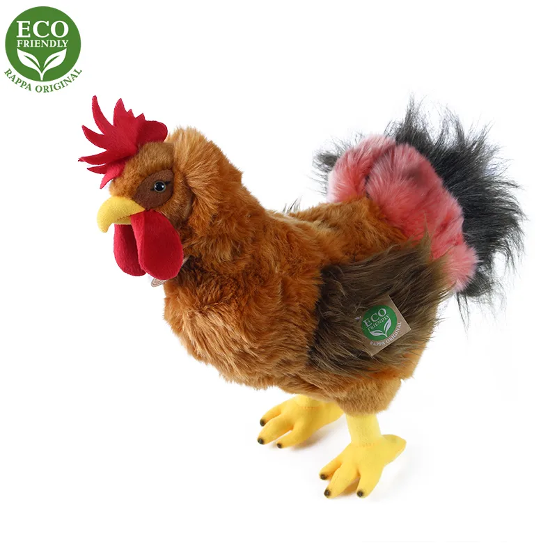 Rappa Plyšový kohút stojaci 33 cm ECO-FRIENDLY