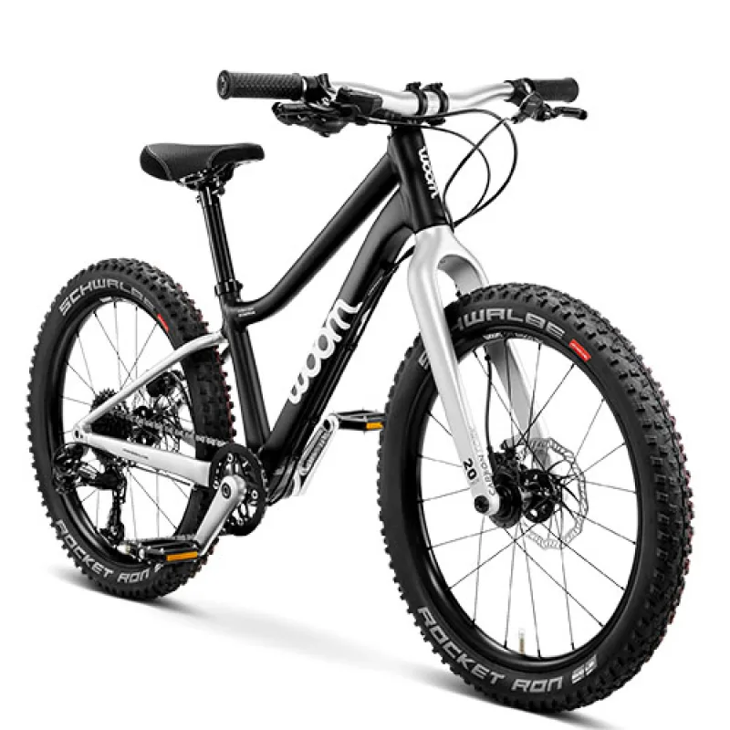 Dětské jízdní kolo Woom 4 Off (20") černo-bílé