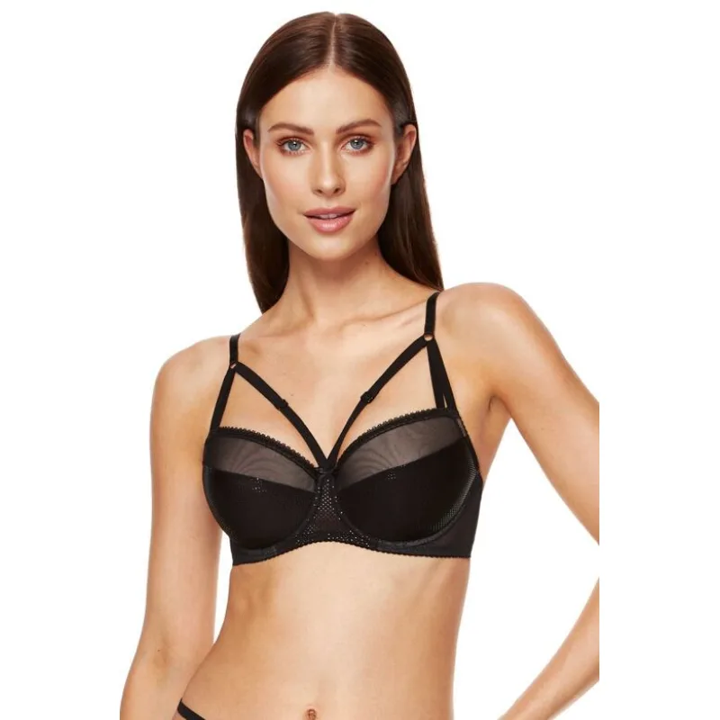 Vystužená podprsenka Celine B4 čierna 65F