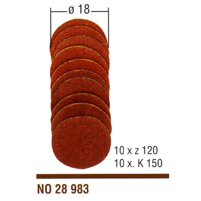 Brúsne kotúče korund 18mm PROXXON 28983