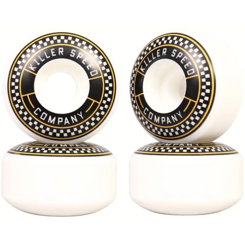 Killer Team Classic Checkered 99A Kolečka pro skateboard 4-Soupr (52mm|Bílá)