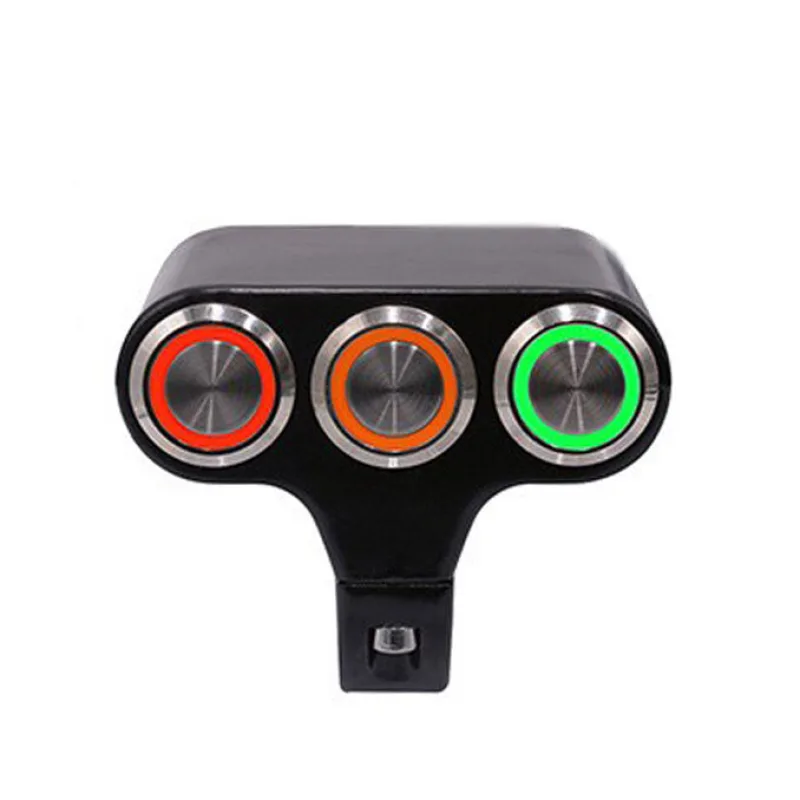 Spínače světel/predátorů/zvukových systémů na motocykl kf-sw11m