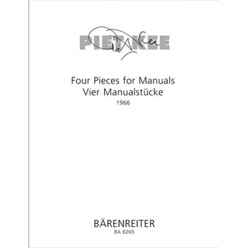 Bärenreiter Čtyři kusy pro varhany (1966)