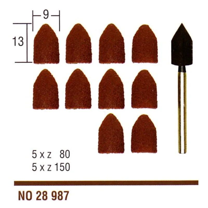 Brúsne hlavice z korundu PROXXON 28987