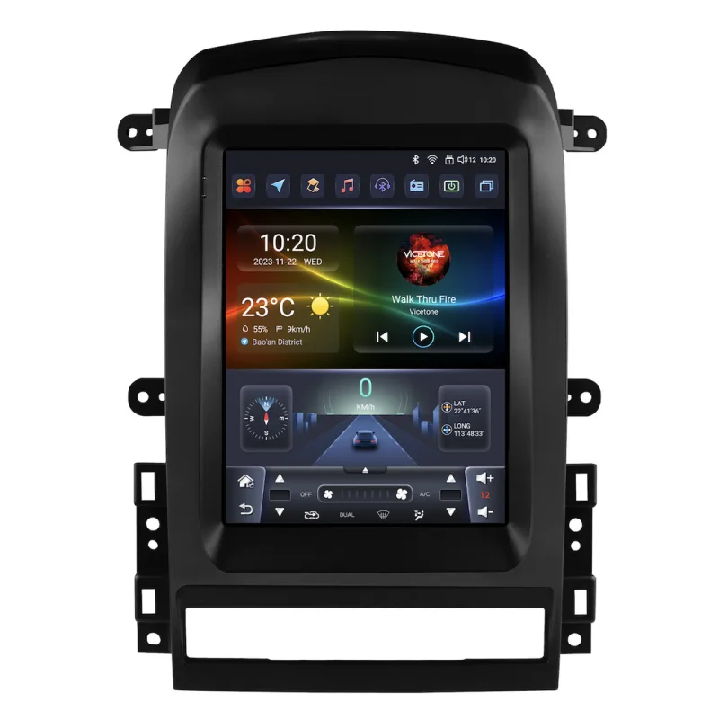 HIZPO CVCTV9701 Autorádio 9,7“ Android 13 Chevrolet Captiva Model: 8S9701 (8+128GB) - Typ A CHR2762_8S9701A