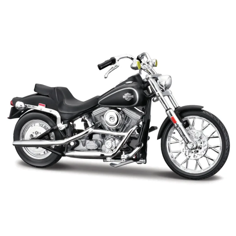 Maisto - Harley-Davidson 1984 FXST Softail®, matne čierna, 1:18