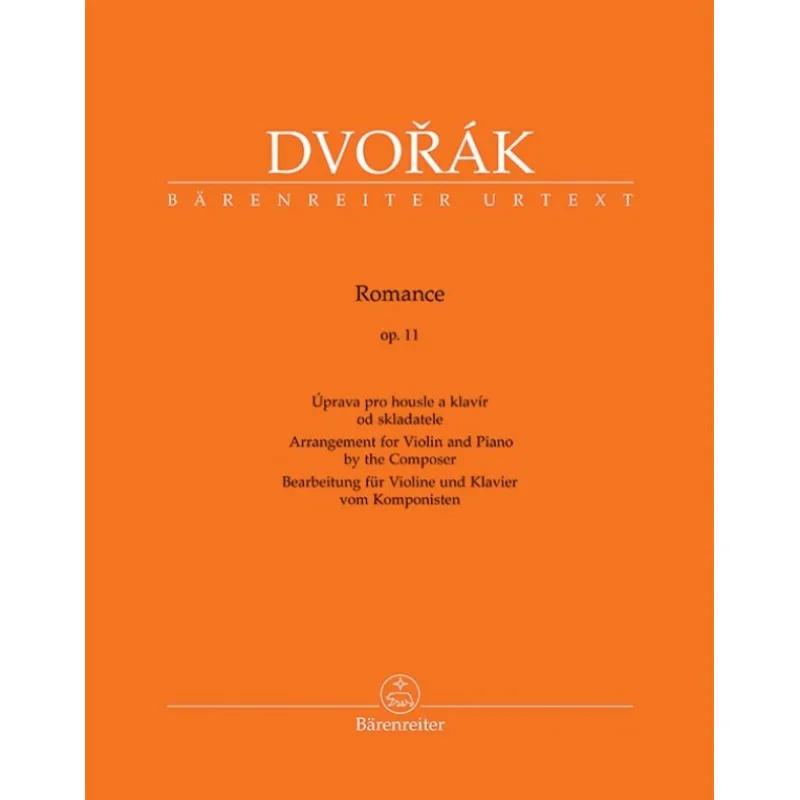 Bärenreiter Romance op. 11 - Úprava pro housle a klavír od skladatele