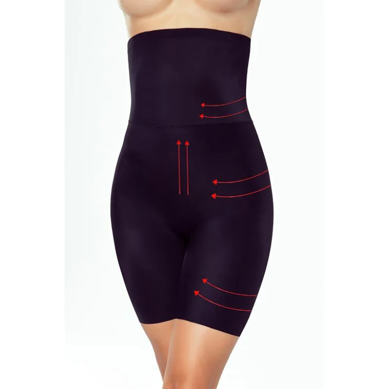 Extra vysoká sťahovacia spodná bielizeň Vlata čierna M