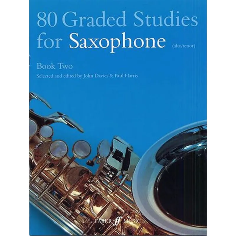 Faber Music 80 Graded Studies For Saxophone Book Two