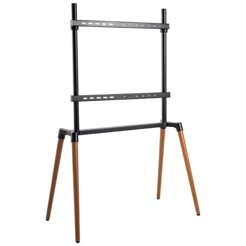 NEDIS podlahový TV stojan/ 60 - 75"/ 40 kg/ Skandinávské Provedení/ Protiskluzový popruh/ Snap-lock/ černý (TVSM7250BK)