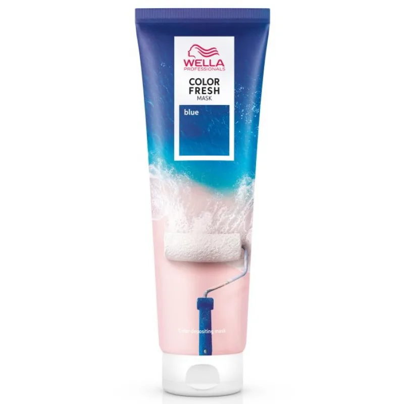 WELLA Professional BLUE Color Fresh Mask 150ml - farbiaci a ošetrujúca maska na vlasy